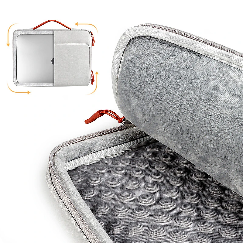 Borsa portatile per laptop e tablet, borsa per computer da viaggio d'affari antiurto a 360 gradi per uomini e donne - immagine 4