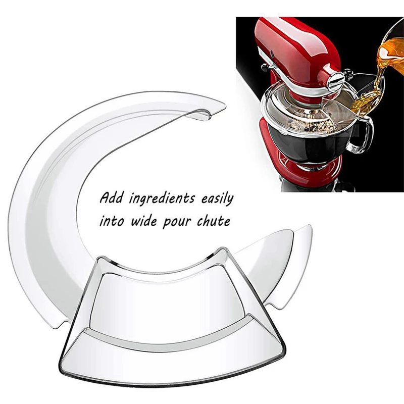 Per Kitchenaid Versare Shield Accessorio Di Ricambio Per Ciotole 4.5-5T Adatto A Kitchenaid Ksm500Ps Ksm450 Mixe Kn1Ps