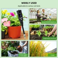Smart Soil PH Meter 0.0~14.0pH Bluetooth Soil Tester Data Logger Temp Acidity Analyzer for Hydroponics Planting Garden Farmland 6