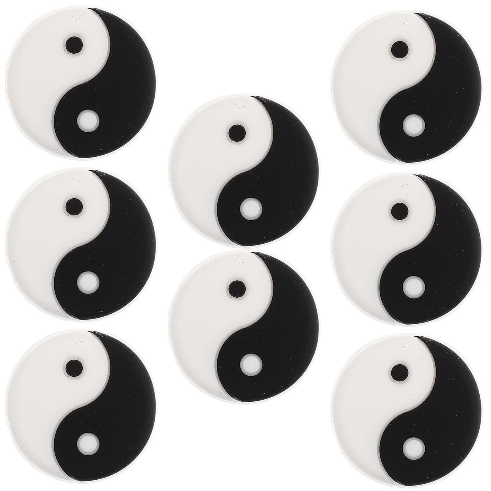 

8 Pcs Tennis Racket Absorber Tai Chi Dampeners Racquet Small Vibration Silica Gel Absorbers