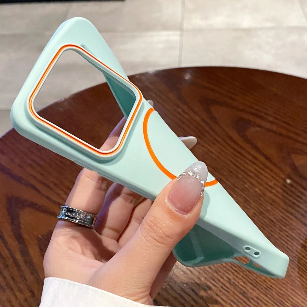 Enhanced Silicone Shockproof Magnetic Case - Bright Color, Soft Armor, Protective Cover