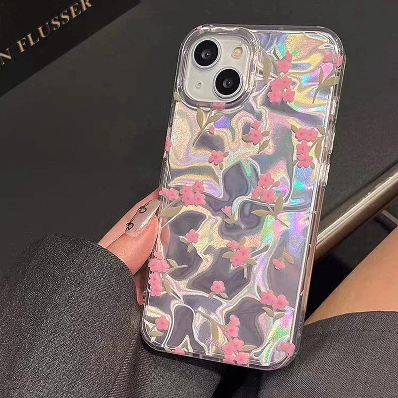 Sakura Bowknot Cat Polka Dot Phone Case