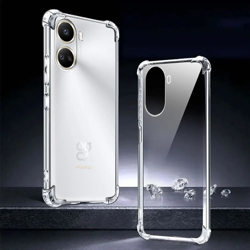 Shockproof Clear Phone Case - Soft Silicone Protective Cover