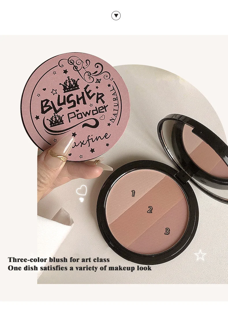 Bronzer Highlighter Palette Gesicht Matt Braun Kontur Rouge Puder_voghion.com