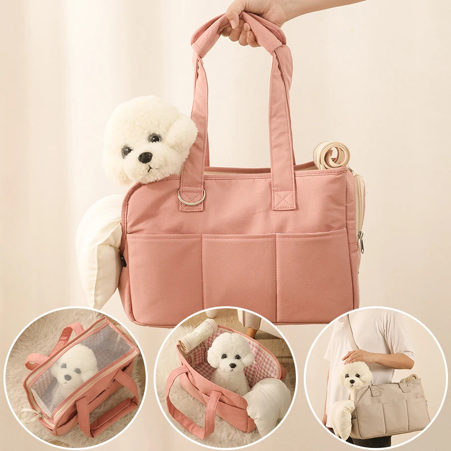 Large Capacity Cat Bag Puppy Carrier Bag Small Dog Travel Bags Handbag Puppy Pet Backpack for Chihua