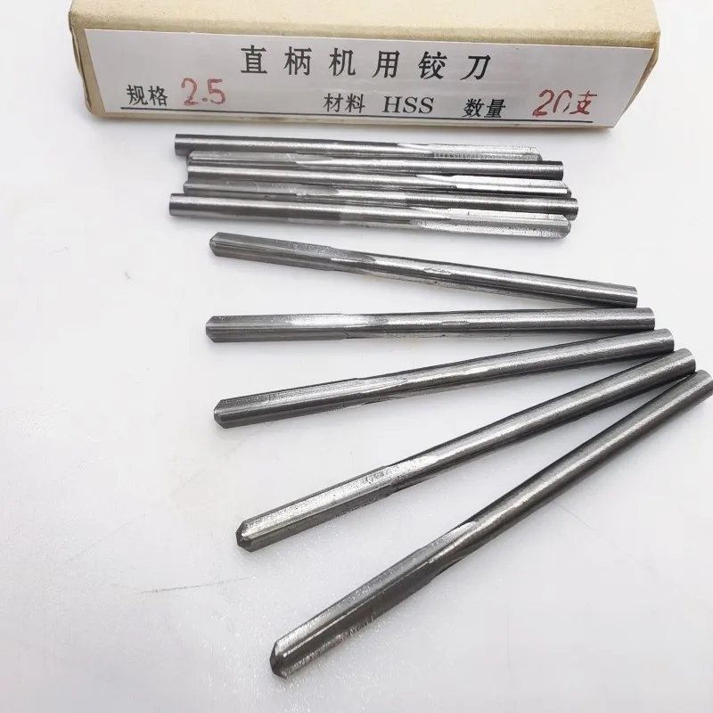 Mini HSS Machine Reamer 1pcs H7 Straight Shank Chuck Reamer Straight Slot 1mm-7.5mm Milling Cutter hss reamer