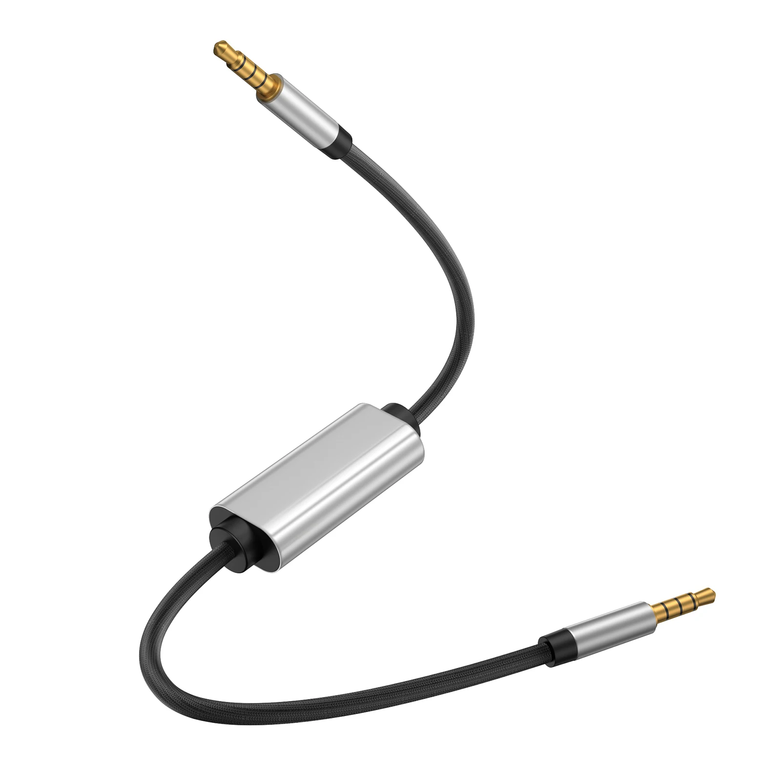 

OKCSC Bidirectional Recording Cable Dual 3.5mm Gold-Plated Plug Nylon Braided Thread For Connect To Musical Instrument Computer