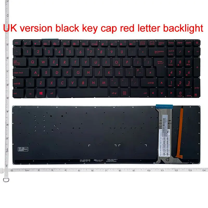 Laptop Keyboard FOR ASUS G551 G771J/JM/JW GL551J/JM/JX/VW FX-PRO-PLUS N551JB/JM/Q /JV/JQ/ZU G58JW4200 GL551 N552 N551JK/JM/Z