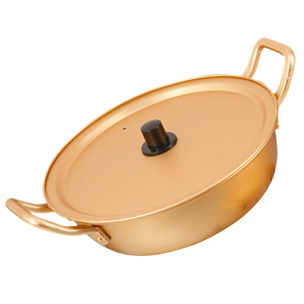 

Soup Pot Rapid Noodles Small for Kitchen Aluminum Sauce Pan with Handle