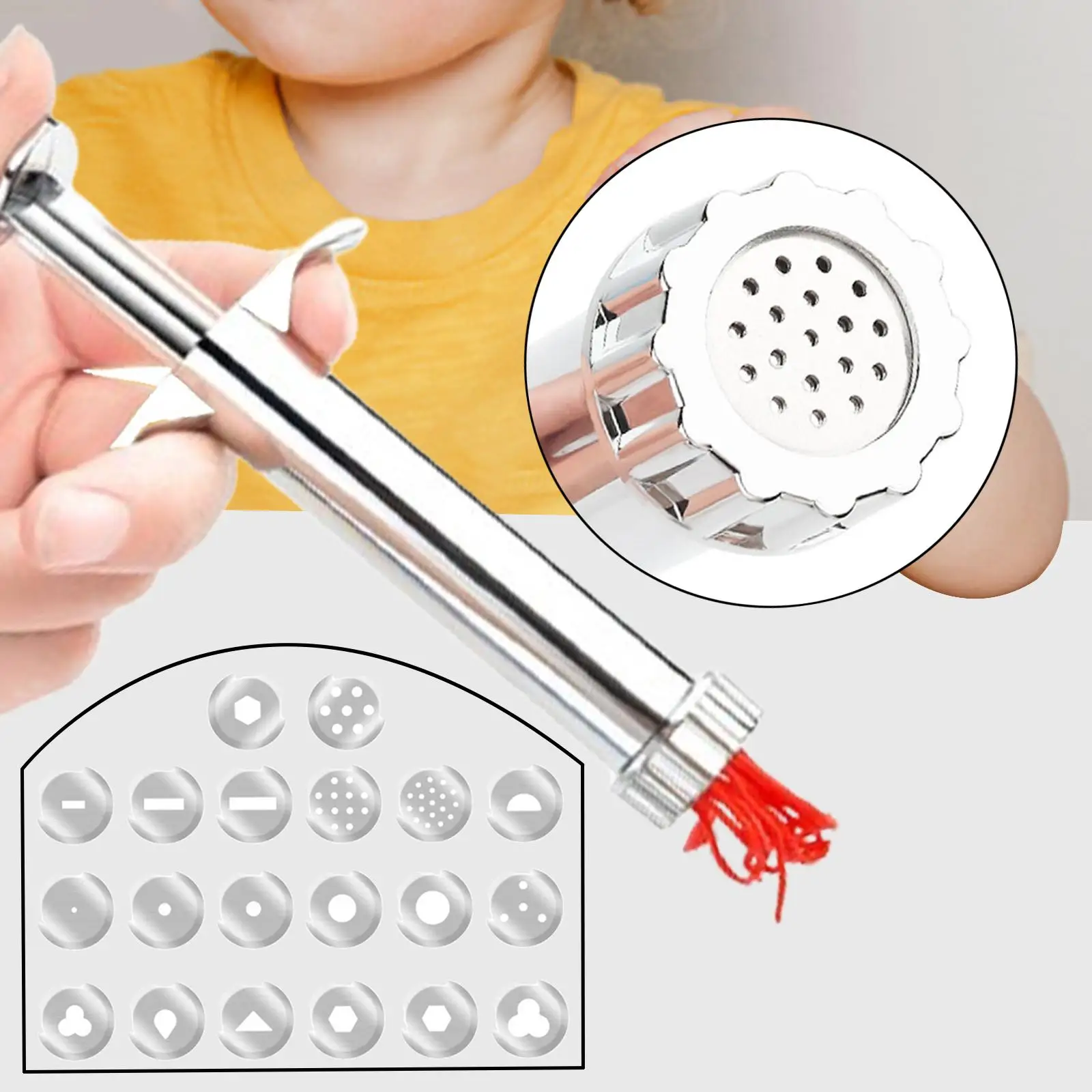휴대용 점토 압출기 편안한 그립감 가볍고 내구성이 뛰어난 DIY 제작 분리 가능 가정 사무실 학교 DIY 점토 프로젝트용