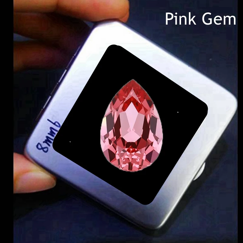 Luxus Rosa Saphir 15,0 ct 13x18mm Birne Cut Sri-Lanka VVS Lose Edelstein Für Schmuck Machen perlen
