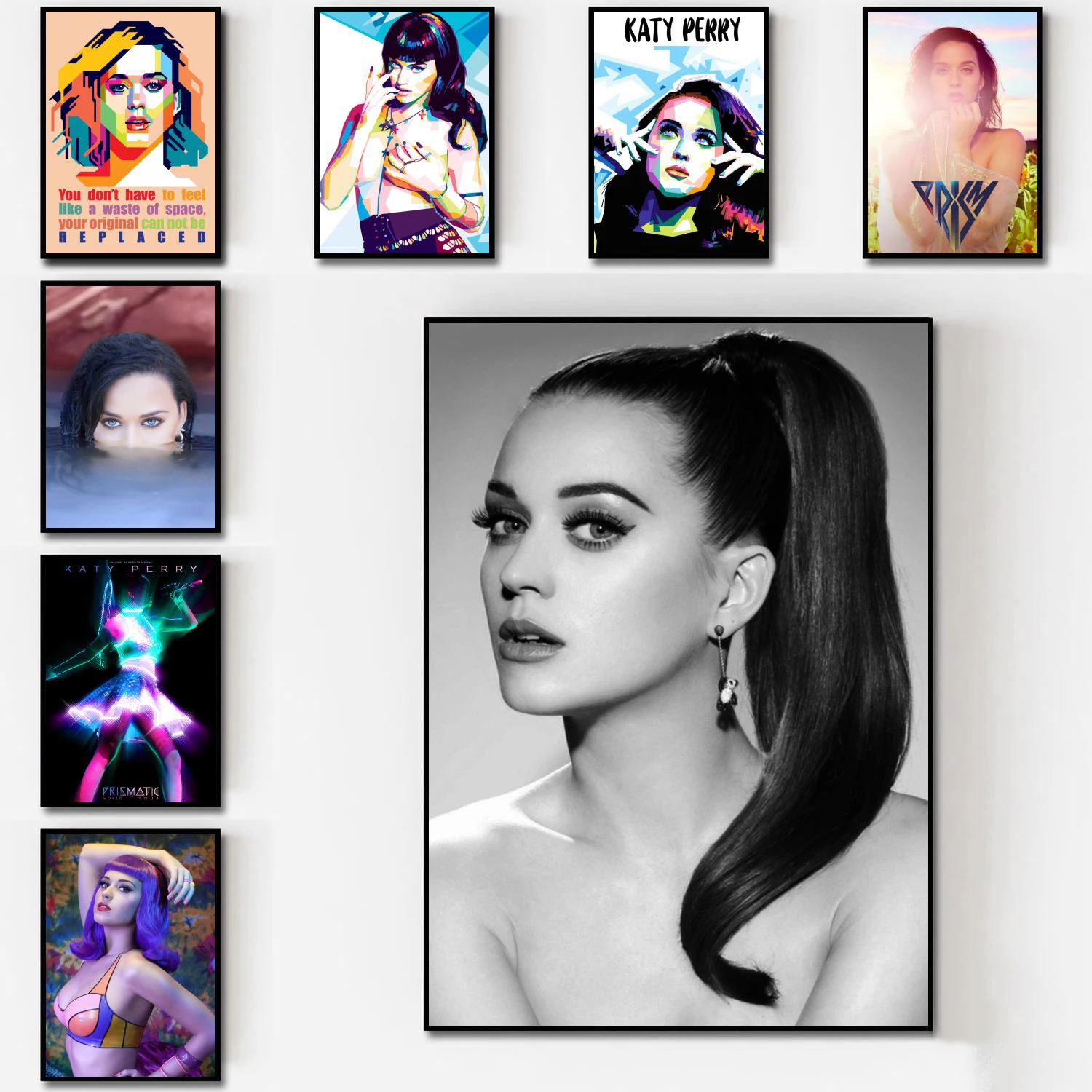 Posters Katy Perry Large Poster Wall Teenage Wall Art Canvas Wall Art Poster Aliexpress