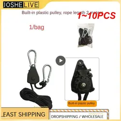 Corde de lumière de croissance réglable, cintre à cliquet, Yoyo pour intérieur, tente lumineuse Lauren, chambre, boîte, serre, luminaires, 1 à 10 pièces