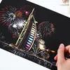 A4 Colorful Multi-city Night Scene Happy Scratch Painting DIY Creative Handmade Gifts for Girlfriends' Parties 3
