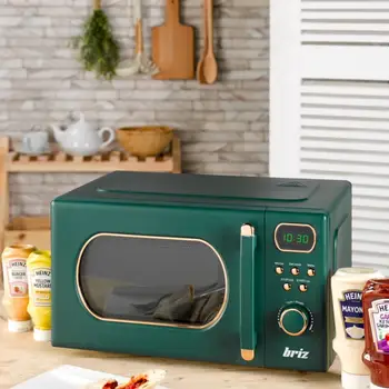 디지털 레트로 그린 전자 레인지, Br1020