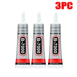 Versatile B7000 Multi - Purpose Adhesive with Anti - Clogging Design, 110ml (B7000 - 15Ml - 3Pcs-)