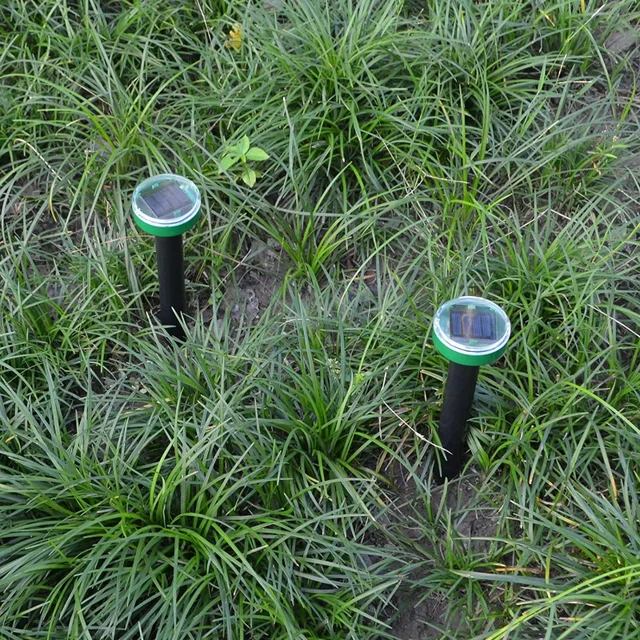 4/8Db Napenergiával Működő Ultrahangos Sonic Egér Mólos Kártevő Rágcsáló Taszító Udvari Led -Es Könnyű Visszaszorító Kültéri Lámpa Udvar Kertje - Image 2