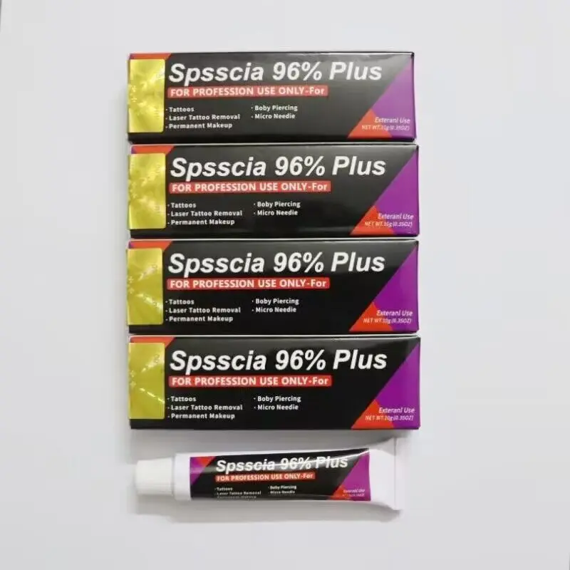 Sposscia 96% Plus クリーム 10個セット NEW 96% Spsscia plus Tattoo Cream Before Permanent Makeup