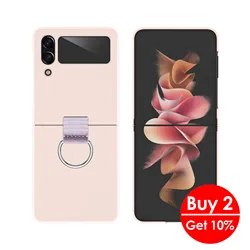 Luxury Matte PC Armor Finger Ring Grip Case - Candy  Edition - Samsung Z Flip 8 (PK)