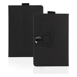 Compact Folding Stand Case with Magnetic Closure for TCL NxtPaper 11 Plus (Black)