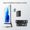 MeLE Quieter HD3 Fanless Mini PC Windows 11 Pro Celeron N5105 8GB 128GB Industrial IoT Computer, SSD HDD Gigabit Ethernet PXE 4K 6