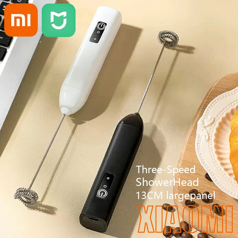 Xiaomi Electric Plastic Handle Egg Beater Egg Stirrer Milk Frother Foamer Mixer milk frother egg beater