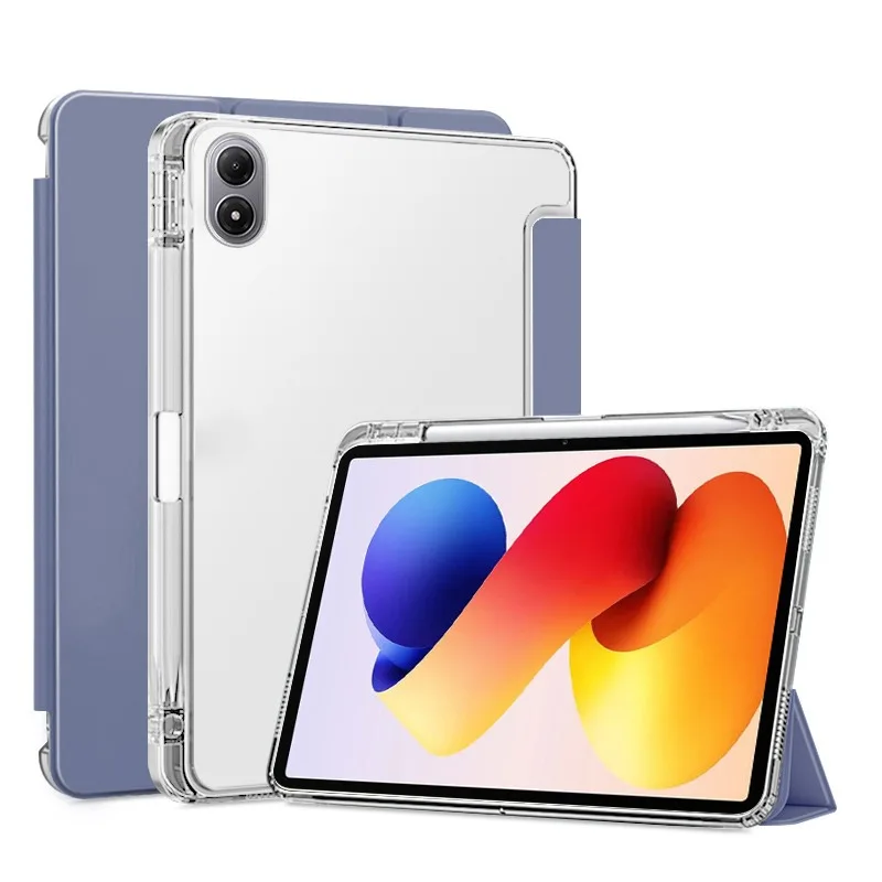 Magnetic Flip Stand Smart Tablet Cover with Pen Slot - 12.1 Inch