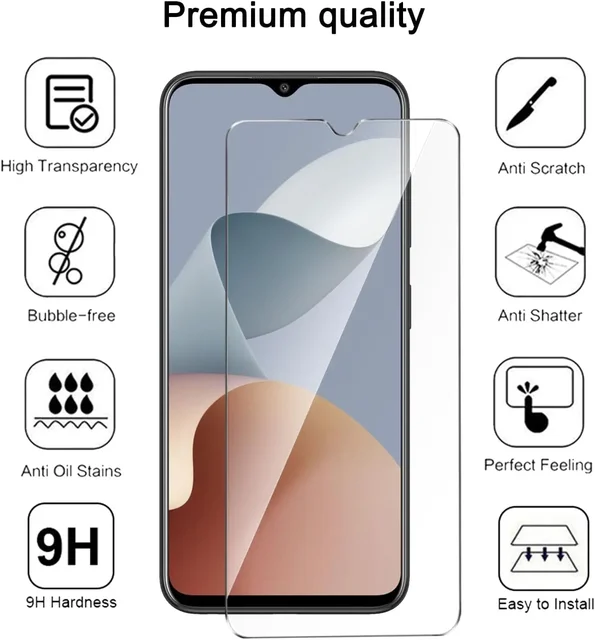 Zte Axom VIESUP For ZTE ZMax 10 ZTE Z6250 Tempered Glass Screen - Main Image