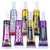 Zhanlida Glue for Phone Speaker Jewelry Adhesive Rhinestones Textile Craft Fabric Cloth Black Transparent Bond T8000 T9000 E7000 1