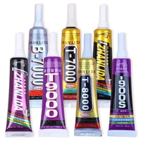Zhanlida Glue for Phone Speaker Jewelry Adhesive Rhinestones Textile Craft Fabric Cloth Black Transparent Bond T8000 T9000 E7000 1