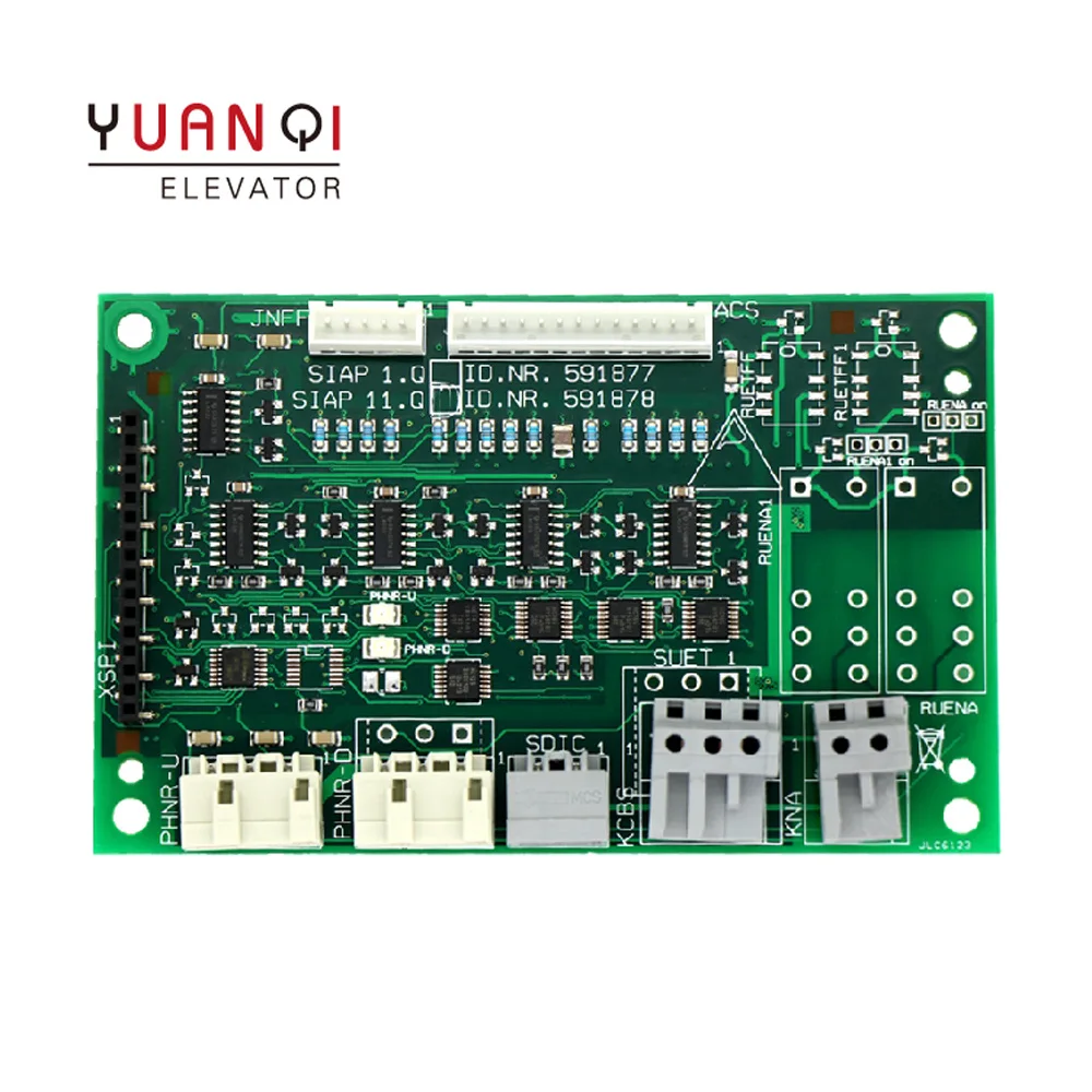 

Yuanqi Lift Spare Parts Elevator 3300AP 3600 Car Roof Communication Brake PCB Board 591878