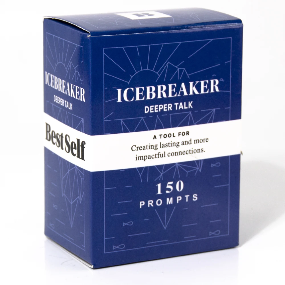 Icebreaker Deep Talk Deck Conversation Starter Card Pack Per Aumentare Le Amicizia Con 150 Prompt Per Creare Conversazioni Reali