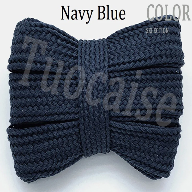 Premium 20mm Thick Flat Colored Soft Shoelaces