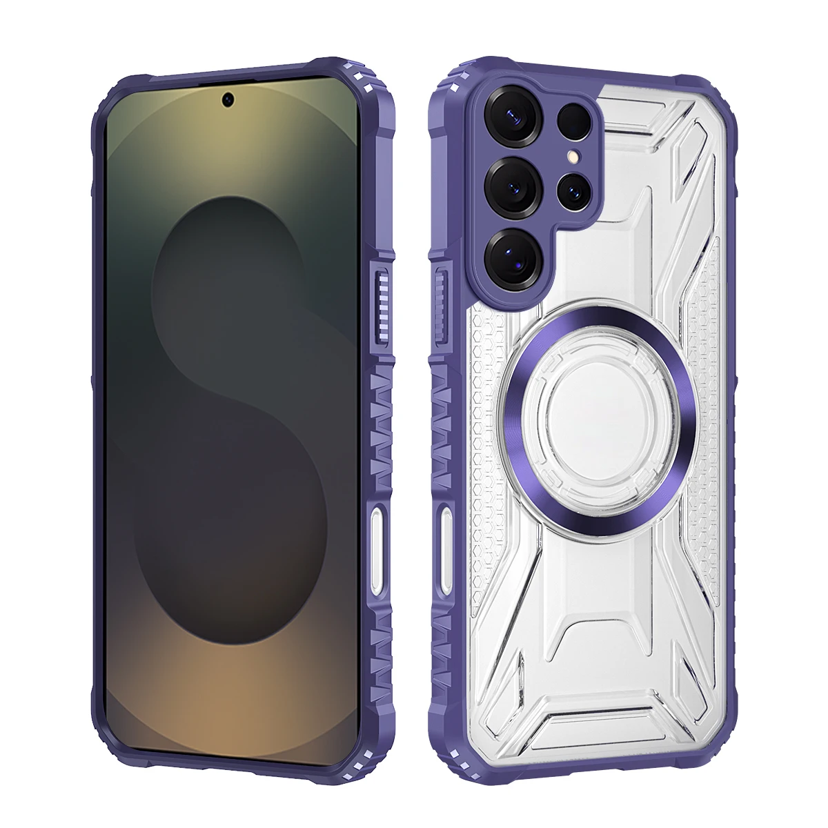 Magnetic Shockproof Anti-Slip Clear Case with MagSafe and All-Round Camera Protection