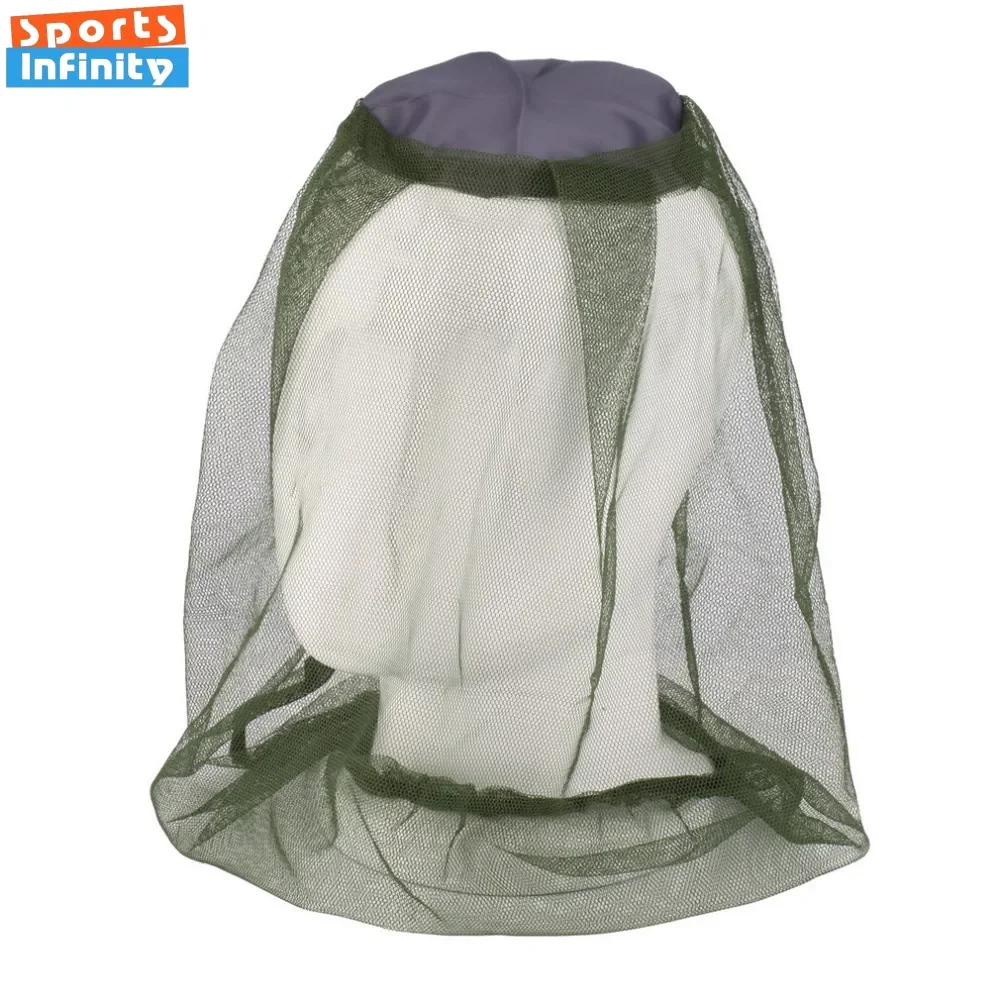 Outdoor Night Fishing Face Mask Insect and Mosquito Proof Mesh Mask Fishing Sun Protection Anti Bee Hat Accessories