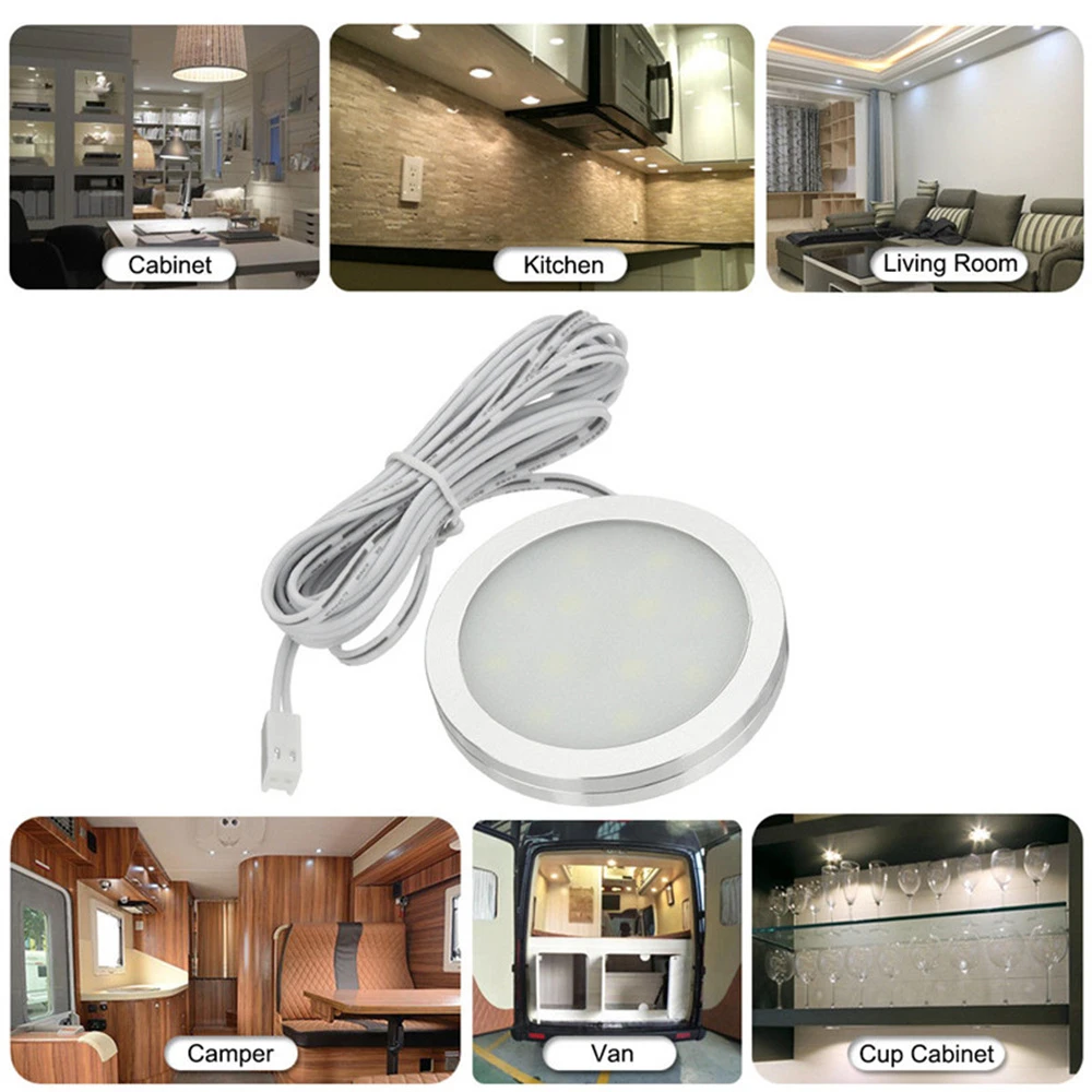 4PCS 12V LED Ceiling Lamps
