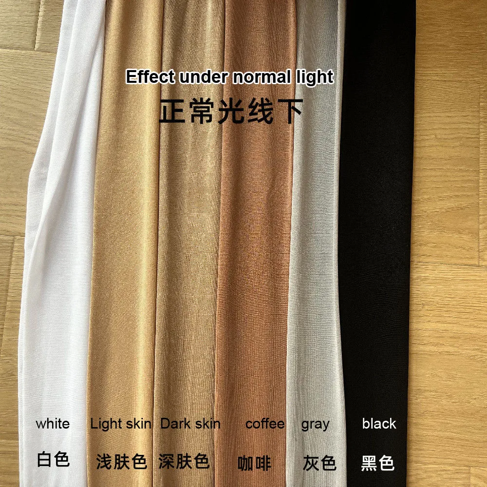 Description Picture 5 of item2 pairs 50D Large size Women's Oil Shiny T-crotch Pantyhose Sexy Glitter Stockings Lingerie Elastic Nylon Bling Tights Female