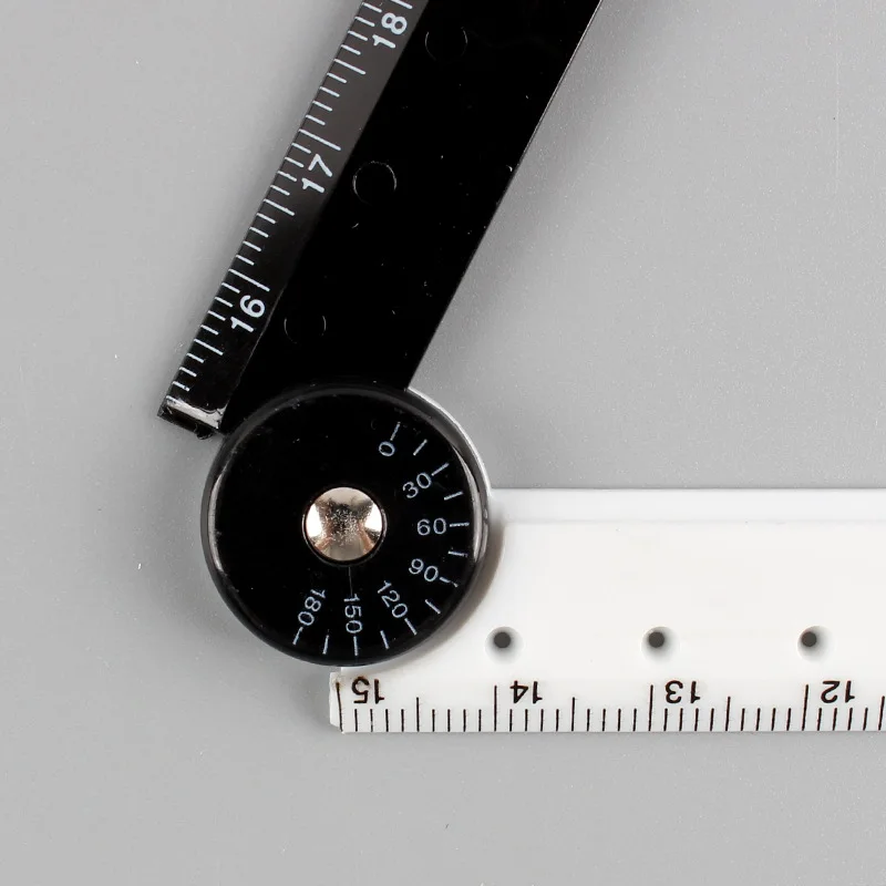 Folding Ruler 1pcs Art Black and White Simple Graphic Student Learning Supplies Creative Stationery