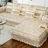 High End Embroidered Lace Sofa Cushion 17cm Edge Cushion Four Seasons Hot Selling Fabric Sofa Cushion Anti Slip Sofas Cover 6