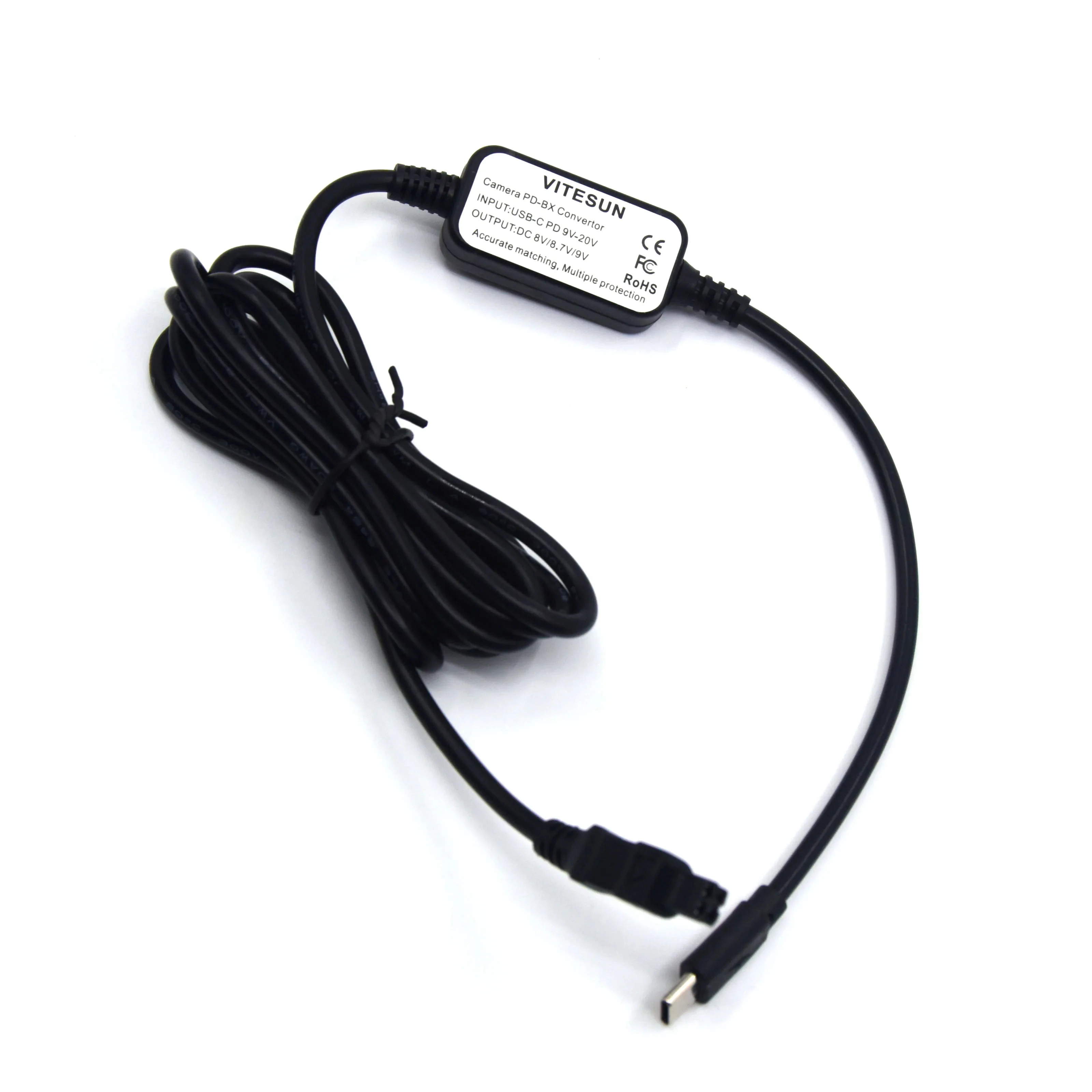 EH-5 EH5A PD USB Type C to Square 4 Connector Power Cable For Nikon EP-5 EP-5A EP-5B EP-5C EP-5G Digital Camera