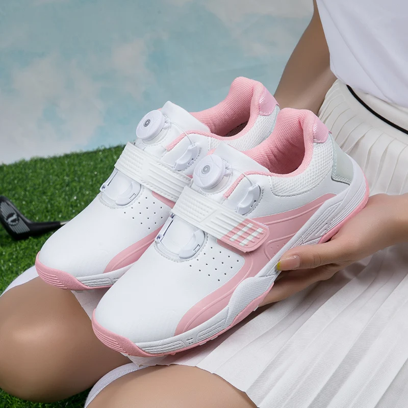 2023 New Women's Golf Shoe Outdoor Professional Golf Shoe Women's Comfort Training Shoe Women's Grass Walking Shoe