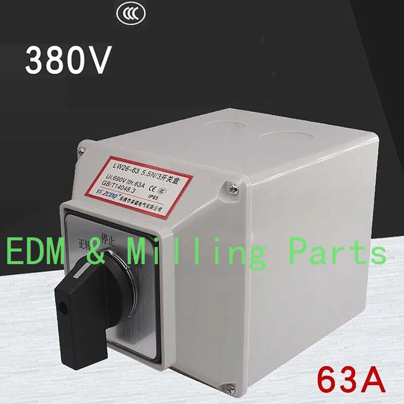 

CNC LW26-63A с установочной коробкой Universal 20A поворотный кулачковый переключатель напряжения 380V