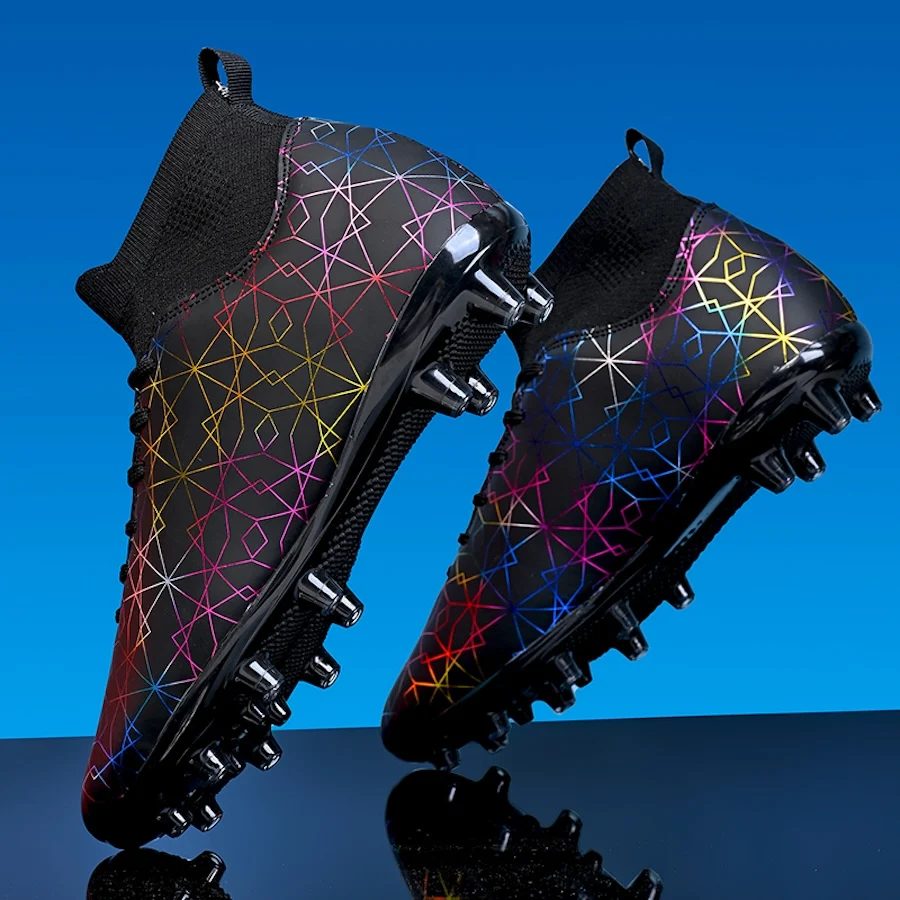 Neu Männer Professionelle Fußball Schuhe FG Training Fußball Stiefel Turnschuhe Lange Spikes Außen Bequeme_voghion.com