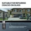 Nano Repair Fluid for Automotive Glass 3ml Quick Adhesive Repair Cracks in Automotive Windshields Auto Glass Nano Repair Fluid 2