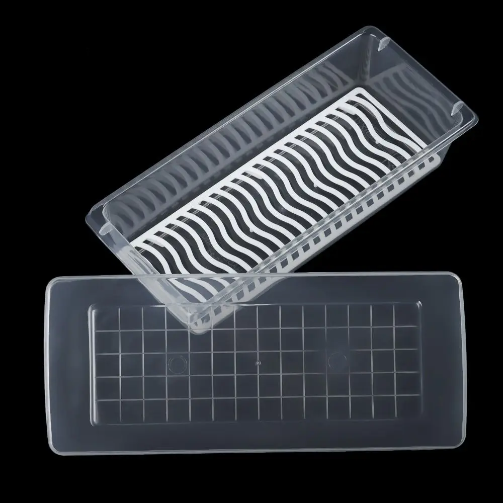 Vegetable Meat Kitchen Supplies Keep fresh Refrigerator Organizer Drain Storage Box Drainage Container Freezing Food 5