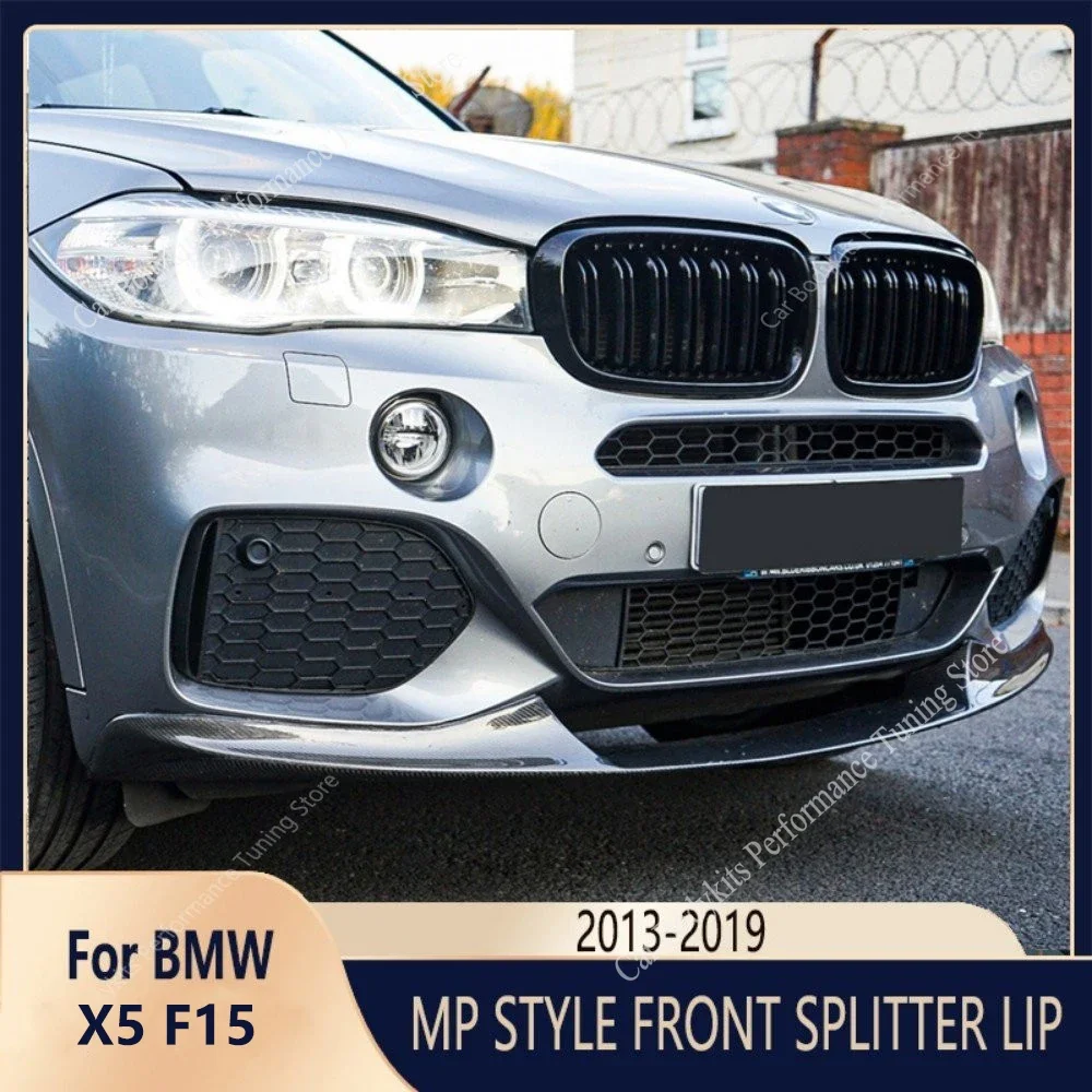 For-Bmw-F15-M-Performance-Style-Front-Bumper-Splitter-Lip-Spoiler ...