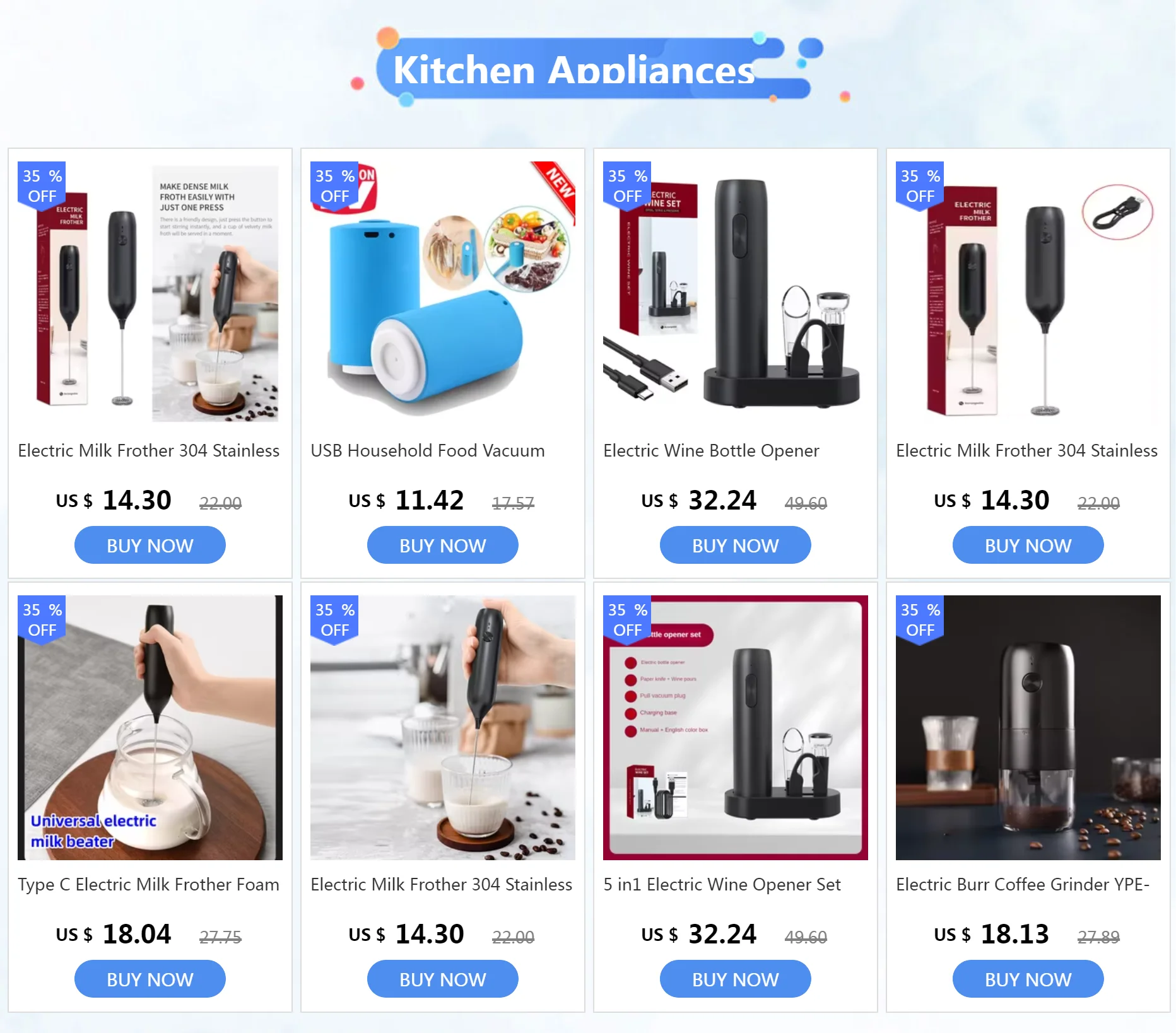 Electric Milk Frother 304 Stainless Steel Mini Foam Maker Rechargeable USB Type-C Cable Drink Mixer Whisk Beater for Coffee