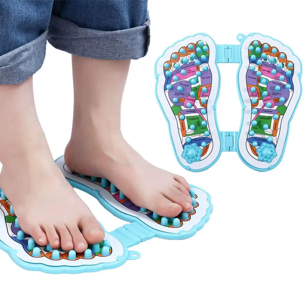 Plate Board Blood Circulation Reflexology Massage Mat Foot Acupressure Point Massager Foot Massage Pad Plantar Massager