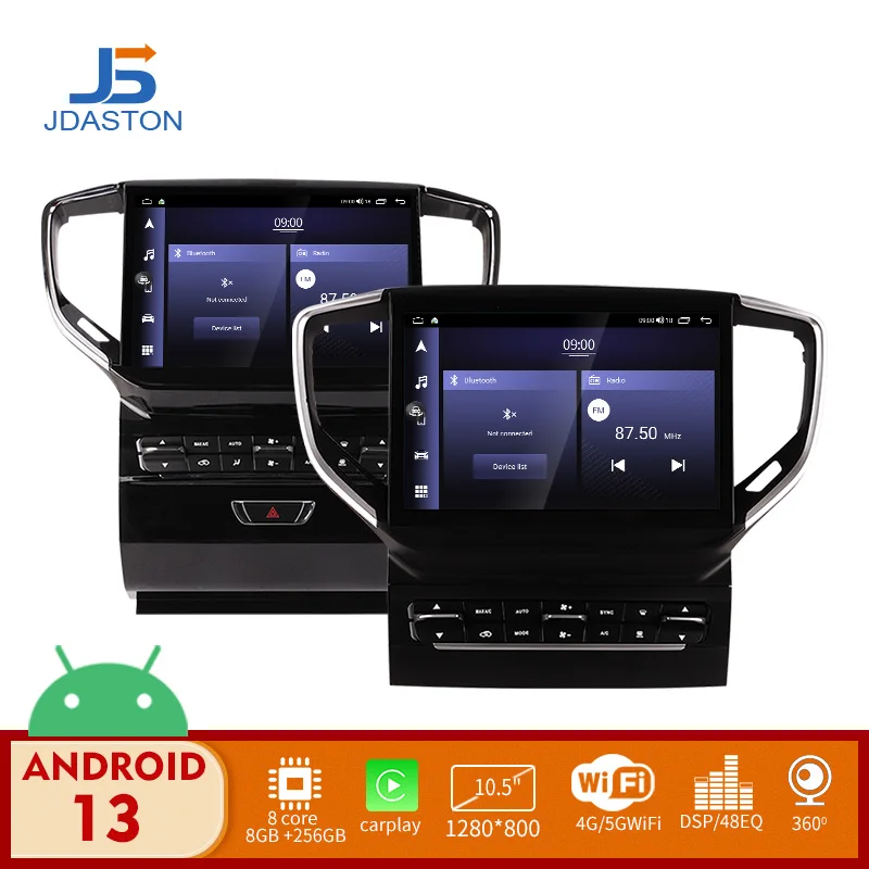 

Jdaston 10.5 Inch Android 13 Car Multimedia Player For Maserati Ghibli 2014 -2021 GPS Stereo Car Radio DSP Wireless Auto Carplay