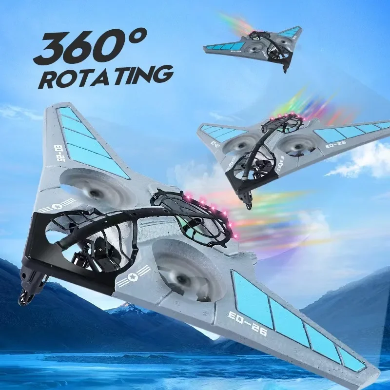 E0-26 Four-rotor Drone RC Aircraft fighter aircraft model glider foam drone children primary boy toy plane Birthday presenttoy 3